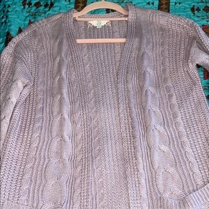 PINK ROSE KNIT CARDIGAN SIZE SMALL